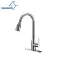 Aquacubic Modern CUPC Zinc Alloy Handle Single Hole Kitchen Faucet